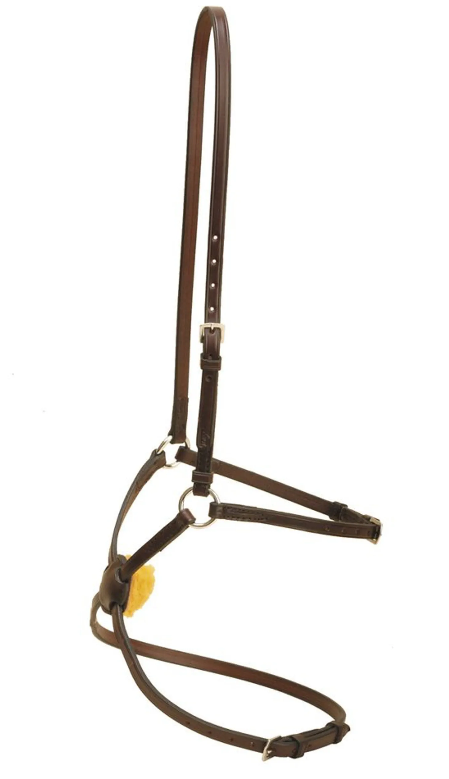 Tory Leather Company Figure-8 Noseband with Stainless Steel Rings