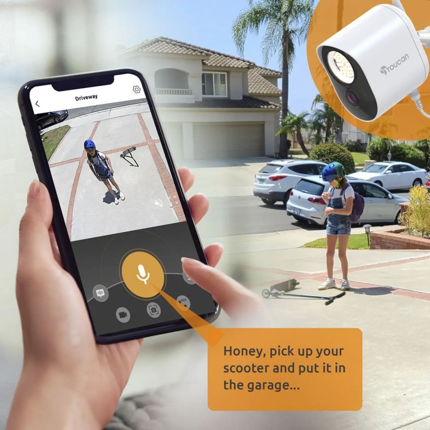 Toucan® Security Floodlight Camera