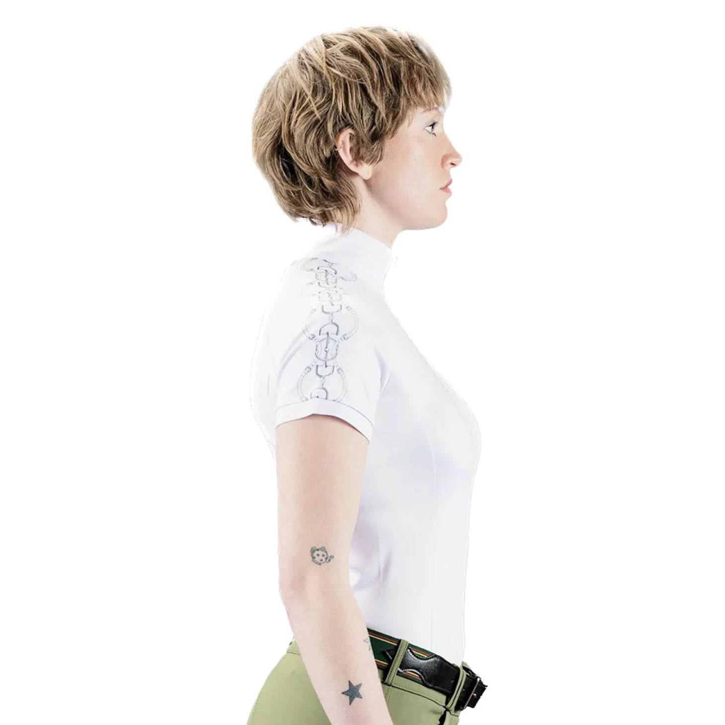 Tredstep Ireland™ Ladies’ Snaffle Short Sleeve Competition Shirt