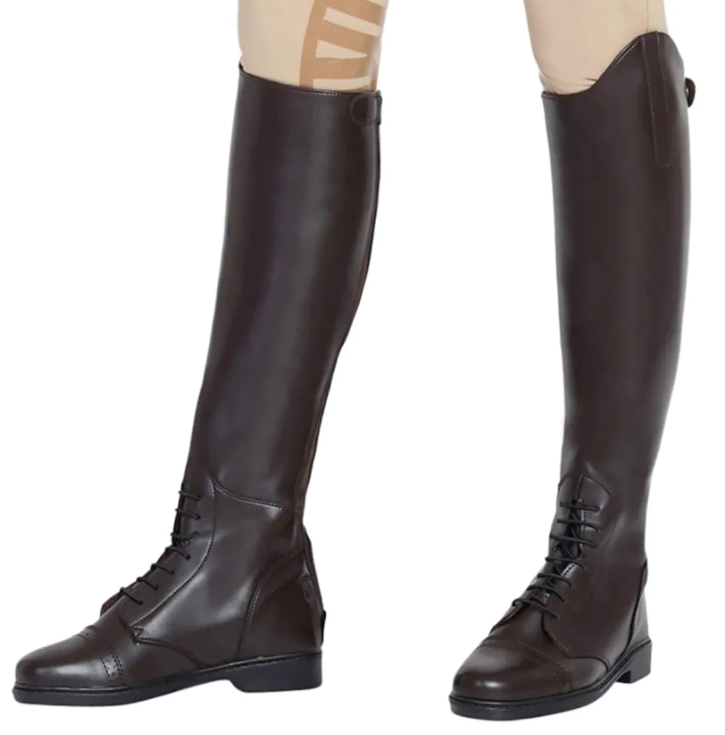 TuffRider® Children’s Starter Back-Zip Synthetic Leather Field Boots in Mocha