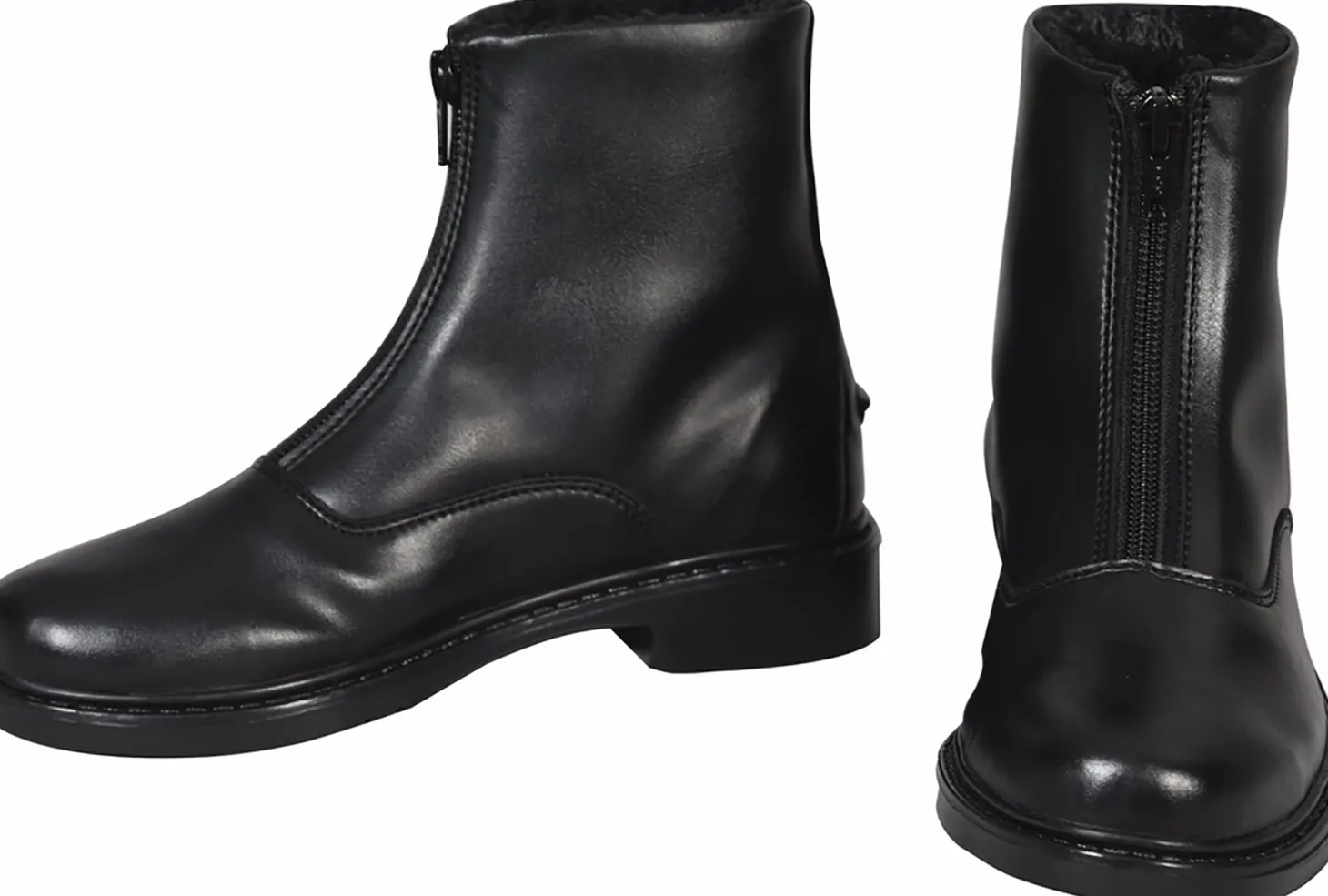 TuffRider® Children's Starter Winter Fleece-Lined Front-Zip Paddock Boots