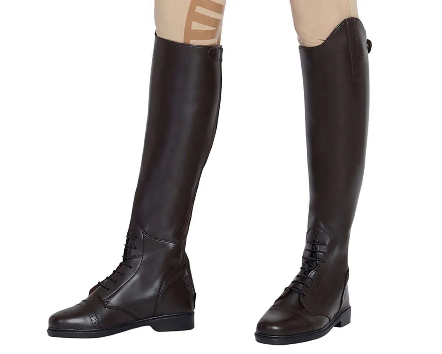 TuffRider® Ladies' Starter Back-Zip Field Boots in Synthetic Leather