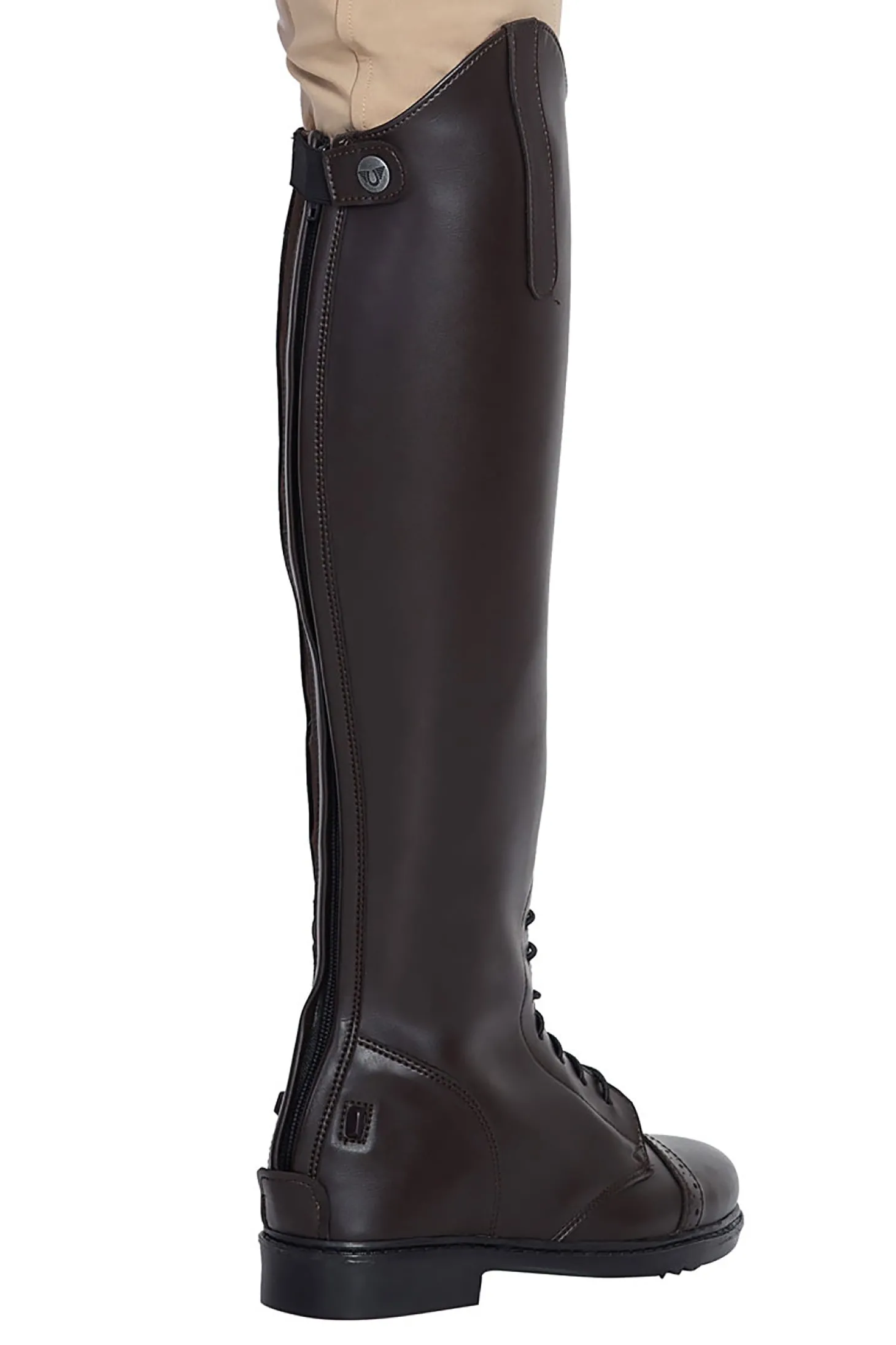 TuffRider® Ladies' Starter Back-Zip Field Boots in Synthetic Leather