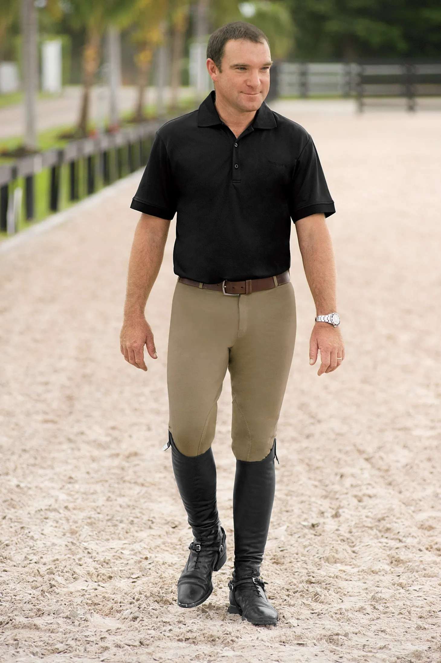 TuffRider® Men’s Cotton Knee-Patch Breech