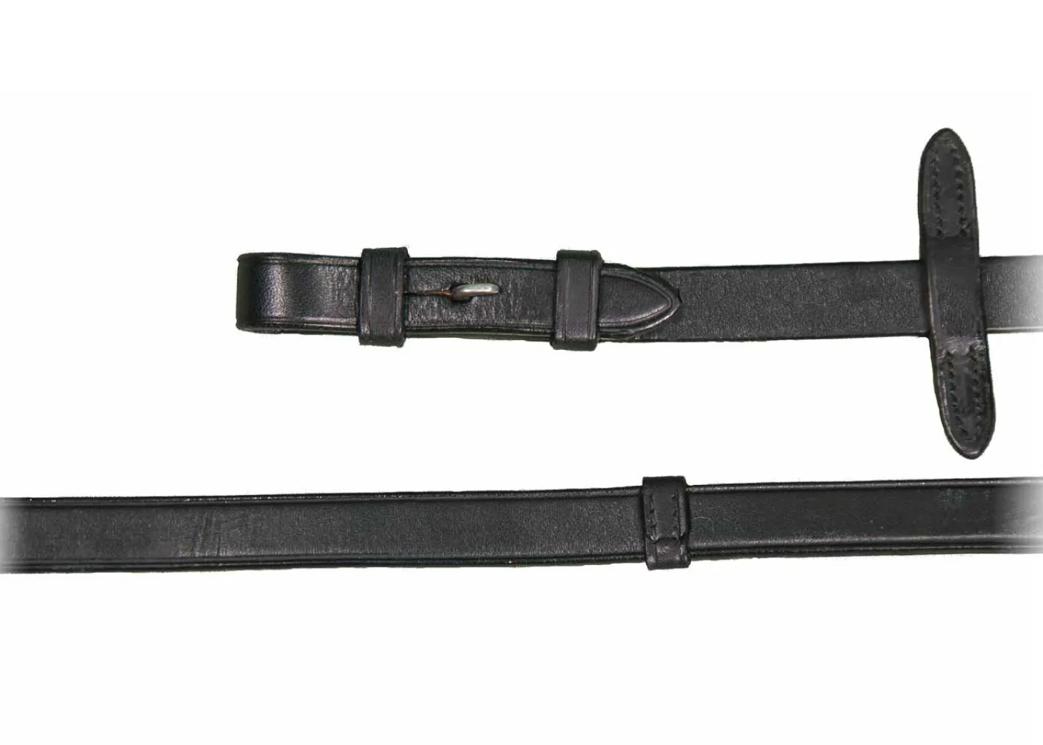 Vespucci Leather Reins with Grips and Hook Studs