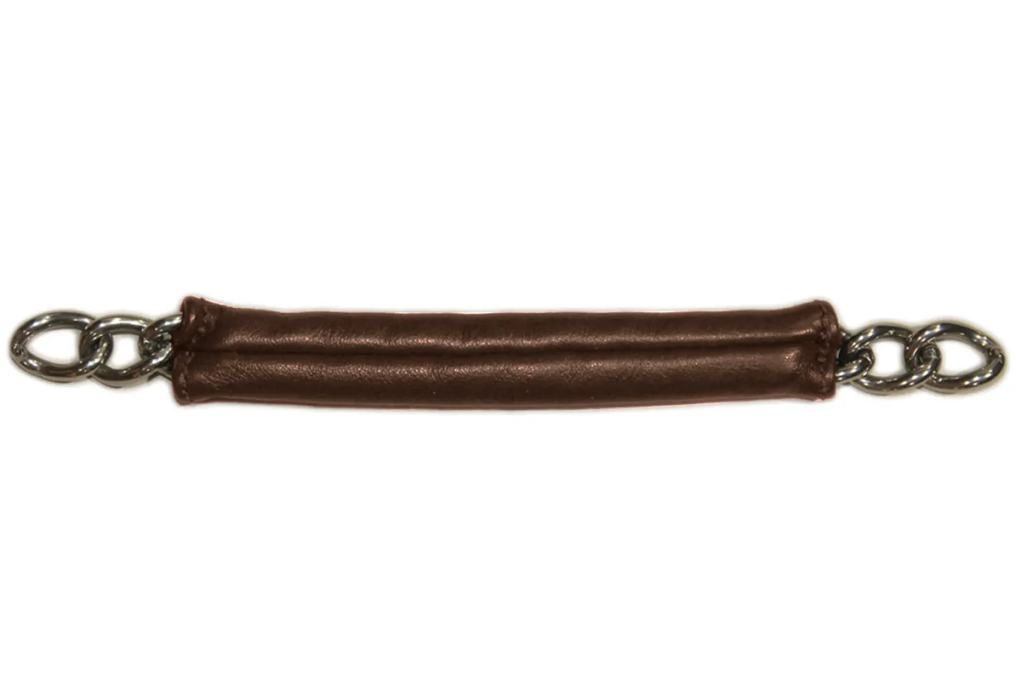 Walsh™ Leather Covered Curb Chain