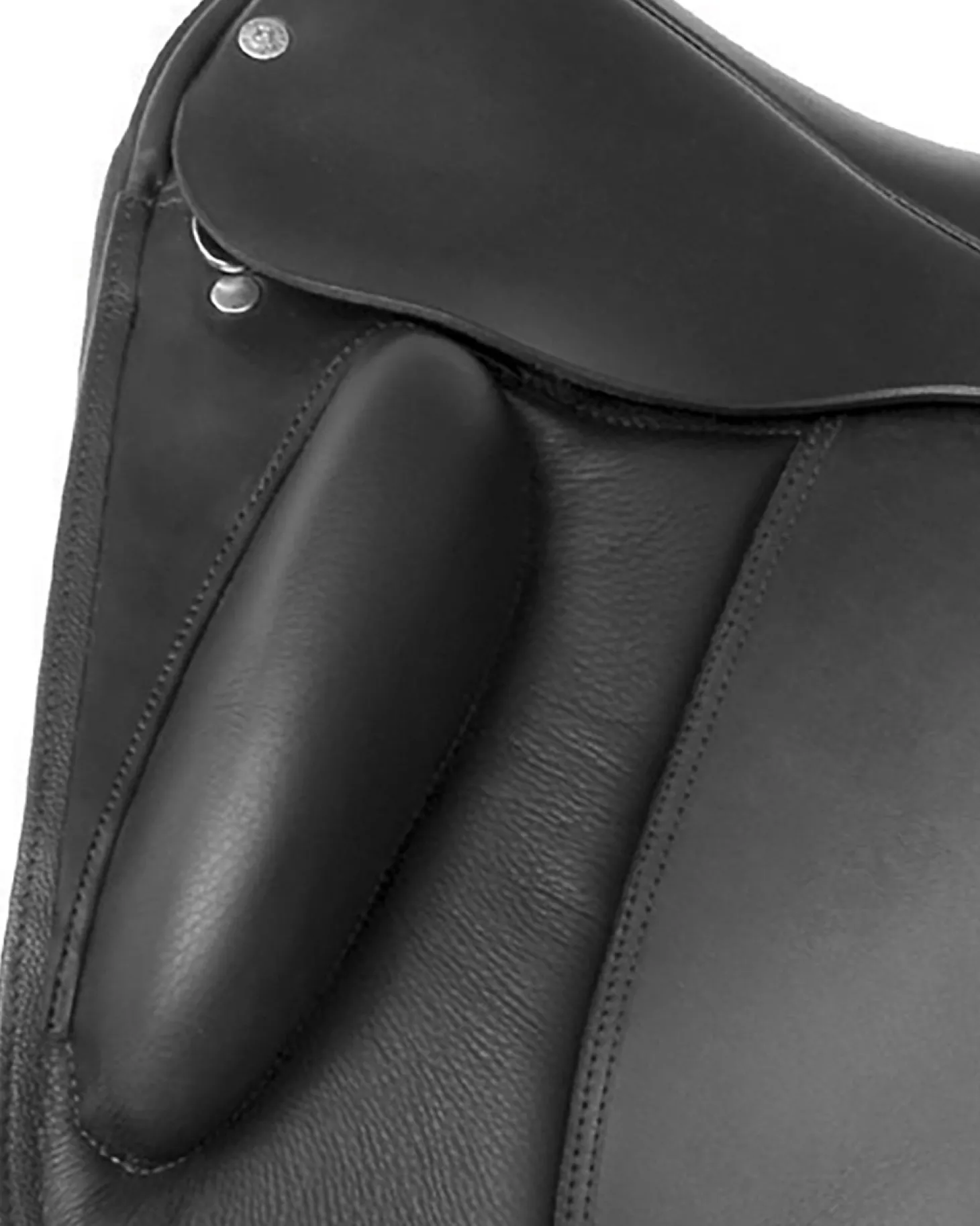 Wolfgang Signature Solo Dressage Saddle in Smooth Leather by Custom Saddlery